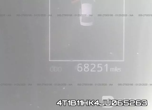 4T1B11HK4JU065263 фото 8
