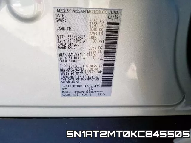 5N1AT2MT0KC845505 фото 2