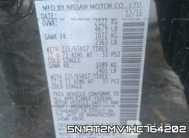 5N1AT2MV1HC764202 фото 10