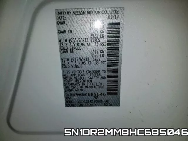 5N1DR2MM8HC685046 фото 2