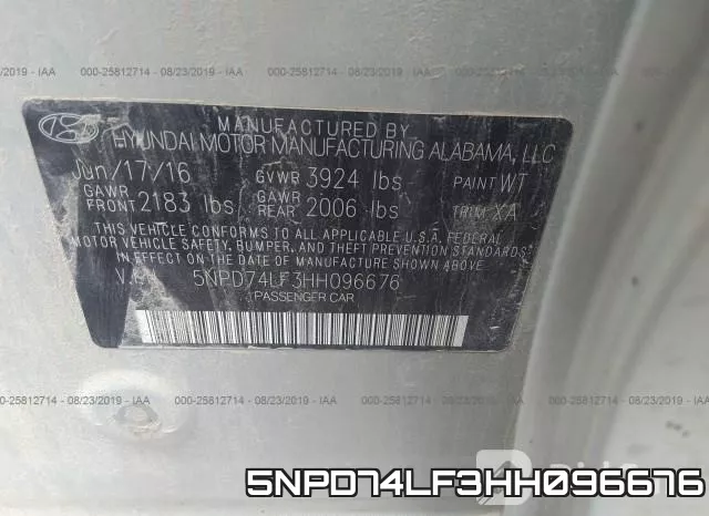 5NPD74LF3HH096676 фото 10