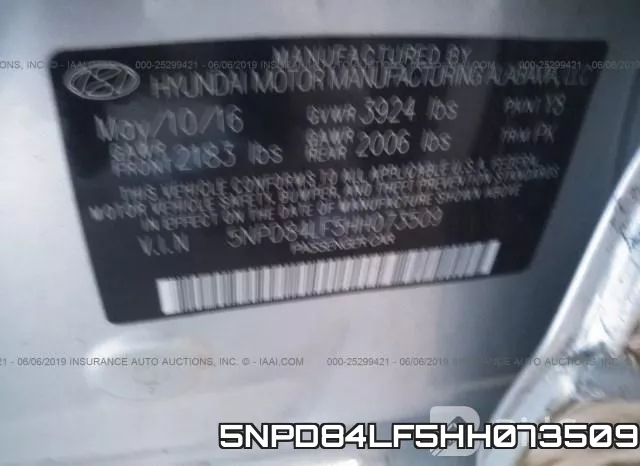 5NPD84LF5HH073509 фото 10