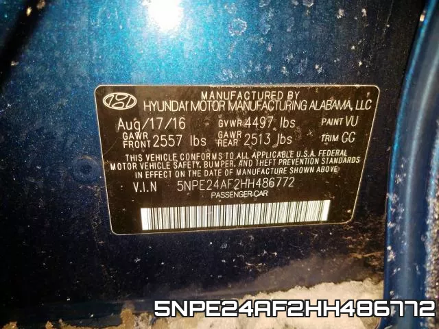 5NPE24AF2HH486772 фото 2