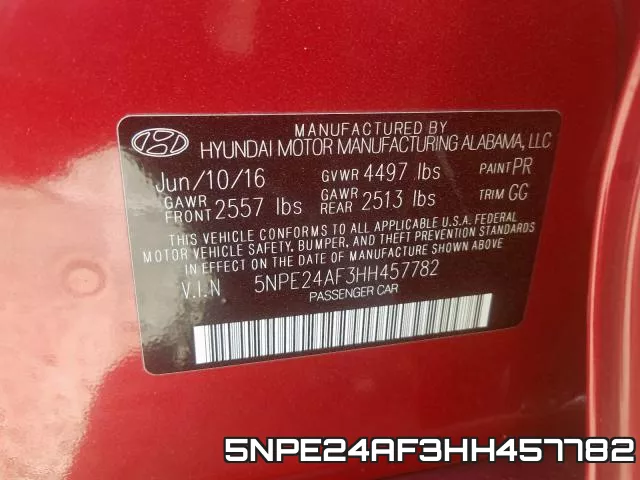 5NPE24AF3HH457782 фото 2