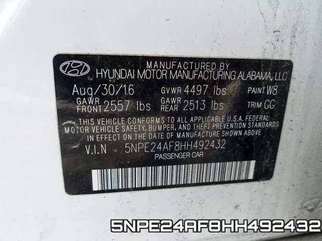 5NPE24AF8HH492432 фото 2