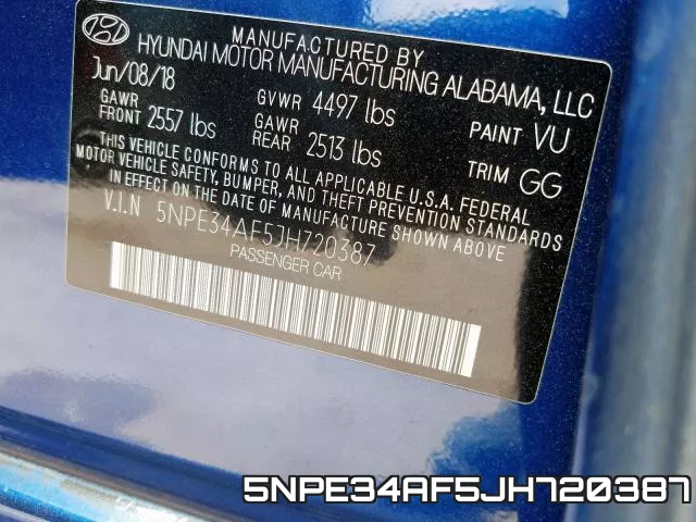 5NPE34AF5JH720387 фото 2