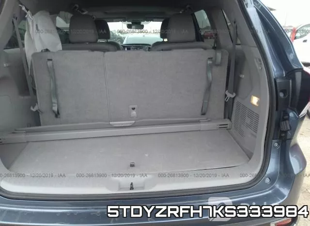 5TDYZRFH7KS333984 фото 9