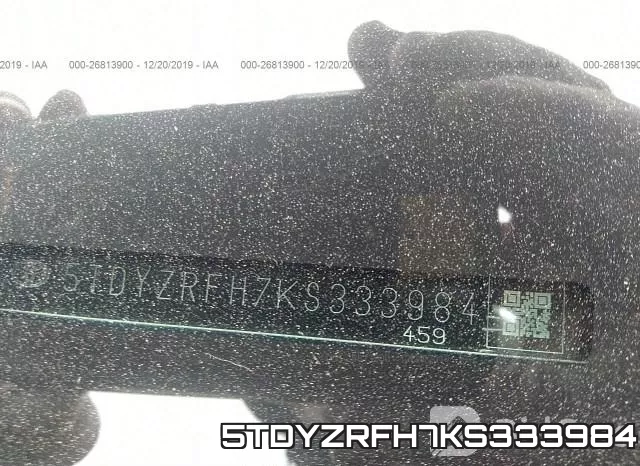 5TDYZRFH7KS333984 фото 10