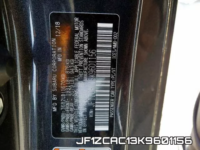 JF1ZCAC13K9601156 фото 2