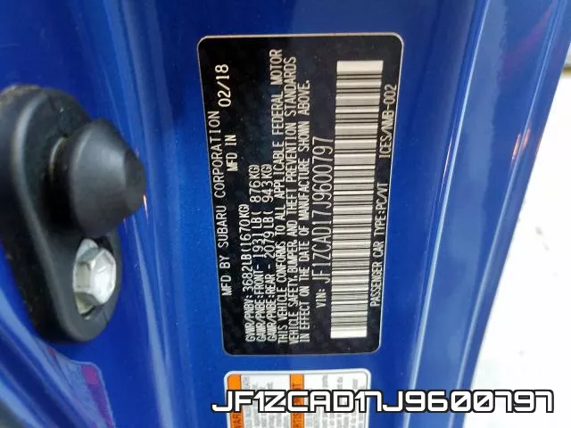 JF1ZCAD17J9600797 фото 2