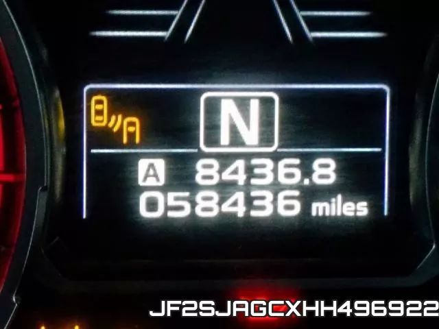 JF2SJAGCXHH496922 фото 9