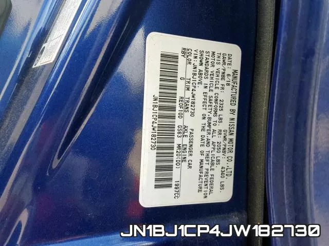 JN1BJ1CP4JW182730 фото 2