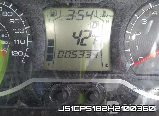 JS1CP51B2H2100360 фото 8