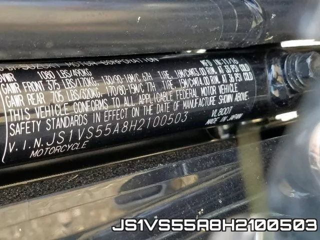 JS1VS55A8H2100503 фото 2