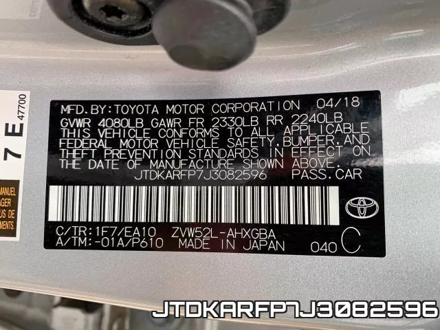 JTDKARFP7J3082596 фото 2