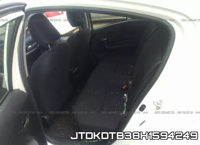 JTDKDTB38H1594249 фото 9