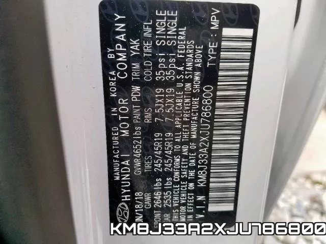 KM8J33A2XJU786800 фото 2