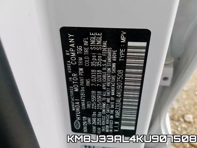 KM8J33AL4KU907508 фото 2
