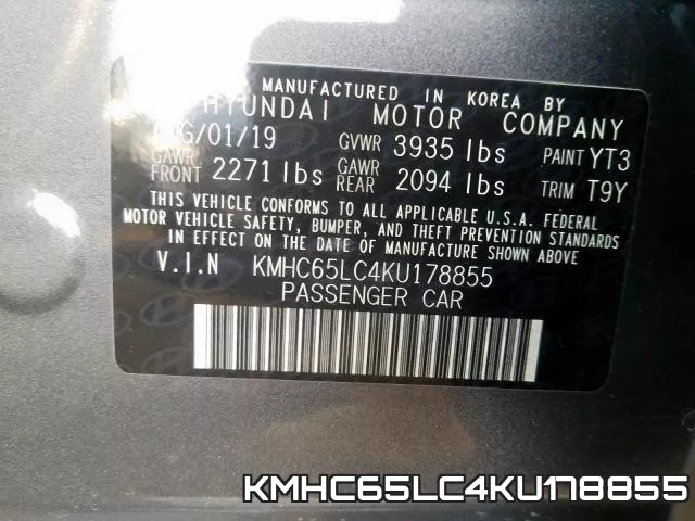 KMHC65LC4KU178855 фото 2