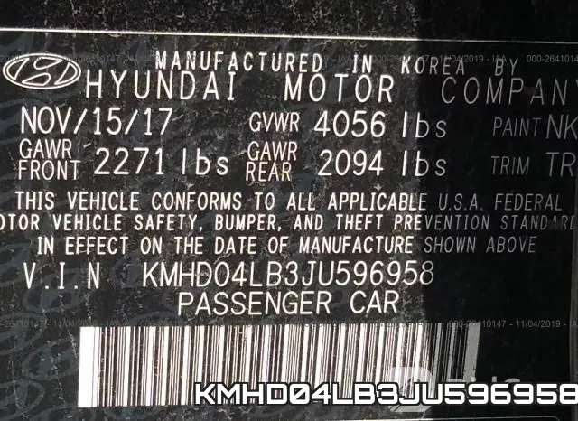 KMHD04LB3JU596958 фото 10