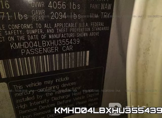 KMHD04LBXHU355439 фото 10