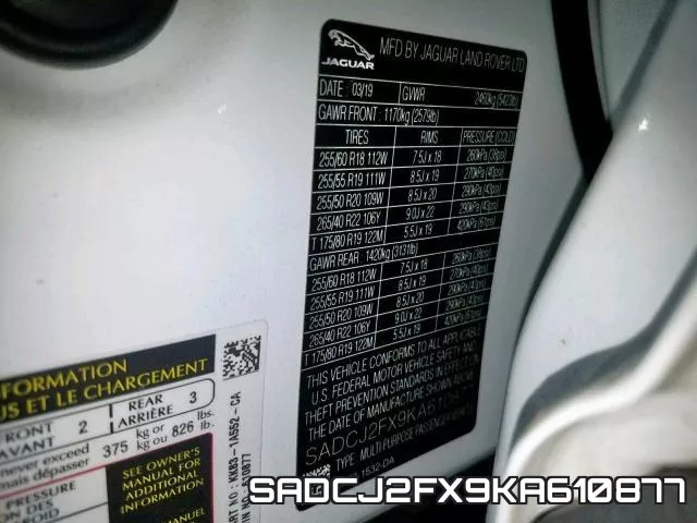 SADCJ2FX9KA610877 фото 2