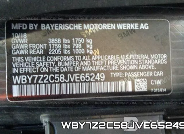 WBY7Z2C58JVE65249 фото 10