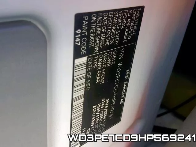 WD3PE7CD9HP569241 фото 2