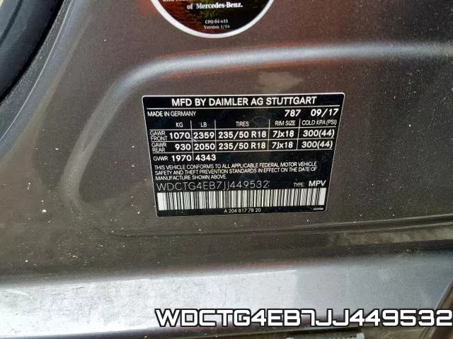 WDCTG4EB7JJ449532 фото 2