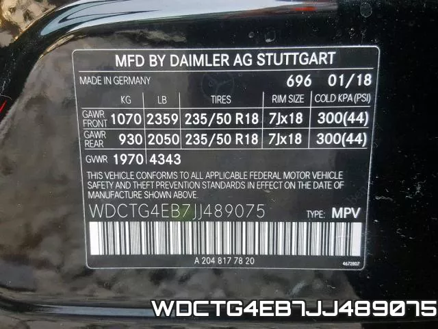WDCTG4EB7JJ489075 фото 2