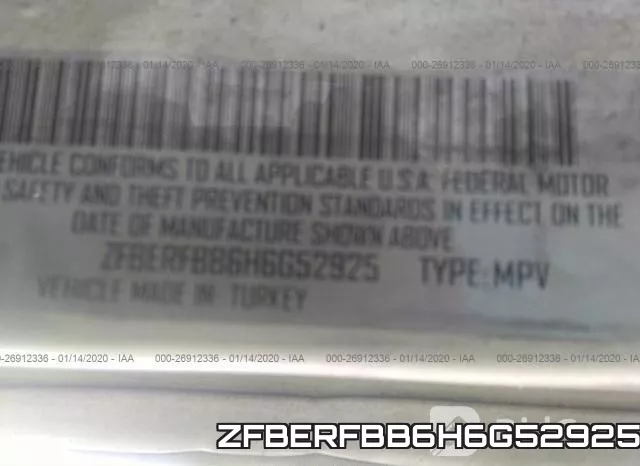 ZFBERFBB6H6G52925 фото 10