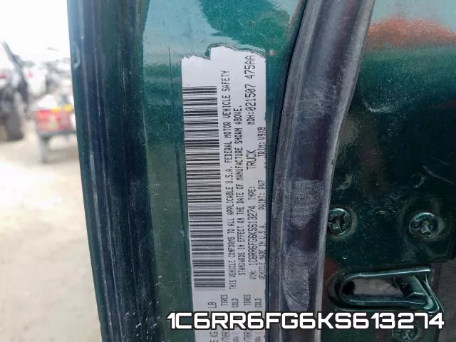1C6RR6FG6KS613274 фото 2