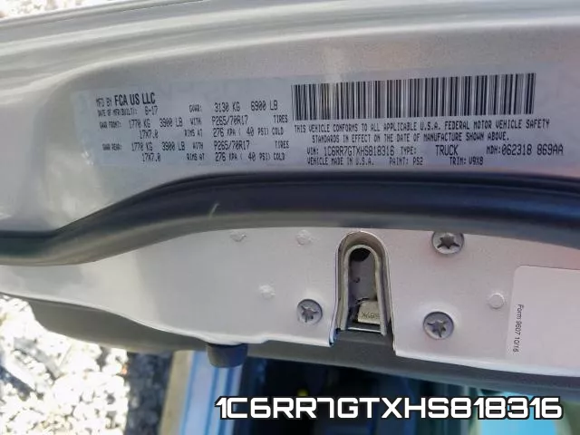 1C6RR7GTXHS818316 фото 2