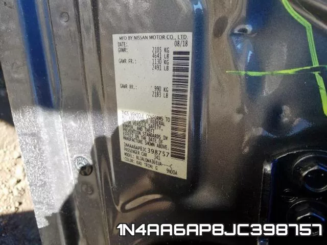 1N4AA6AP8JC398757 фото 2