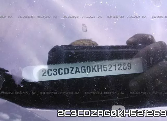 2C3CDZAG0KH521269 фото 10