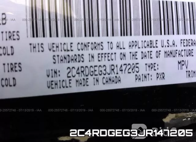 2C4RDGEG3JR147205 фото 10