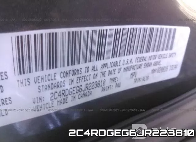 2C4RDGEG6JR223810 фото 10