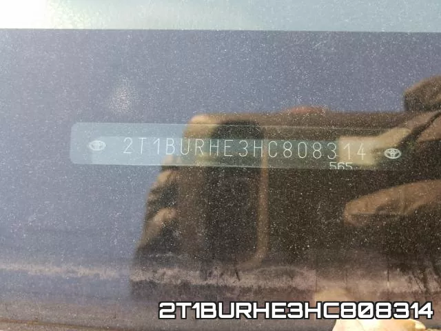 2T1BURHE3HC808314 фото 2