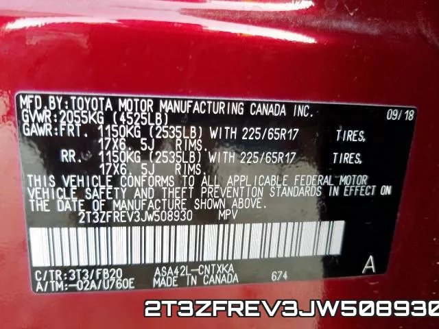 2T3ZFREV3JW508930 фото 2
