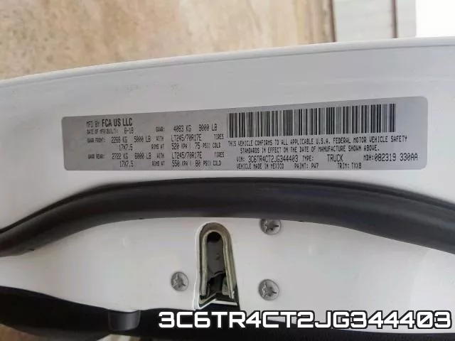 3C6TR4CT2JG344403 фото 2