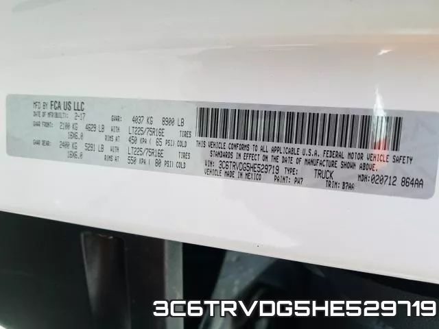 3C6TRVDG5HE529719 фото 2