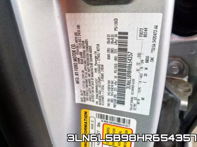 3LN6L5B98HR654357 фото 2