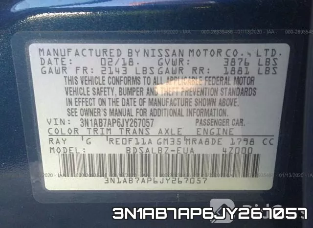 3N1AB7AP6JY267057 фото 10