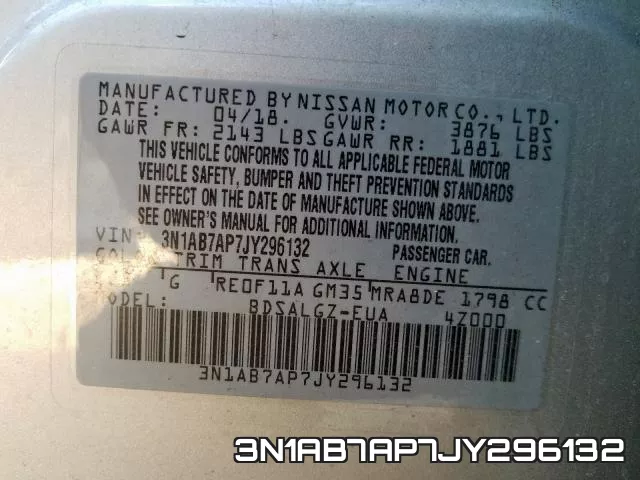 3N1AB7AP7JY296132 фото 2