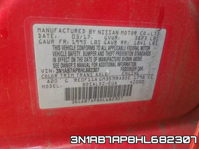 3N1AB7AP8HL682307 фото 2
