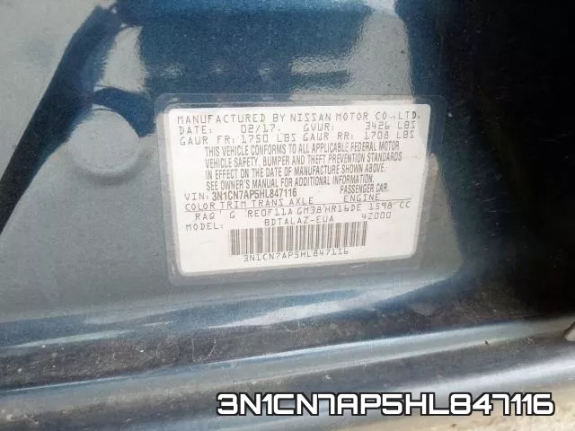 3N1CN7AP5HL847116 фото 2