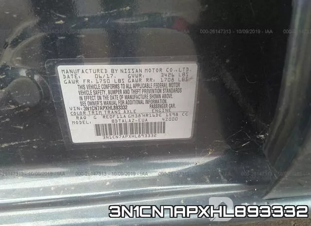 3N1CN7APXHL893332 фото 10