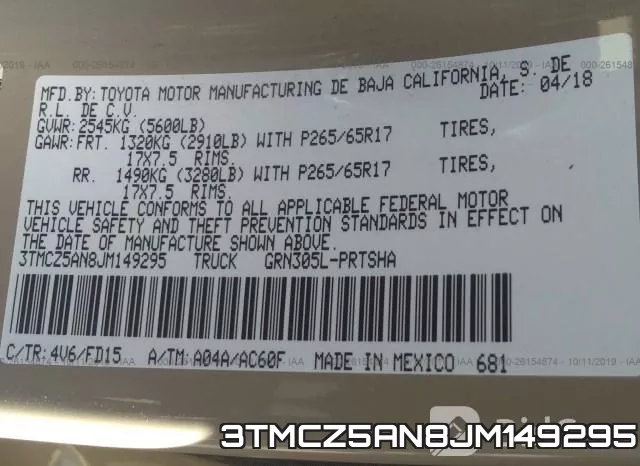 3TMCZ5AN8JM149295 фото 10