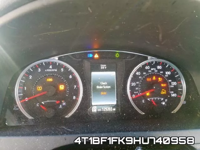 4T1BF1FK9HU740958 фото 9