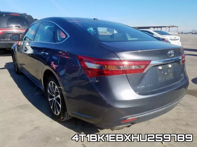 4T1BK1EBXHU259789 фото 4